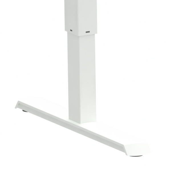 Electric Adjustable Desk | 180x80 cm | White with white frame