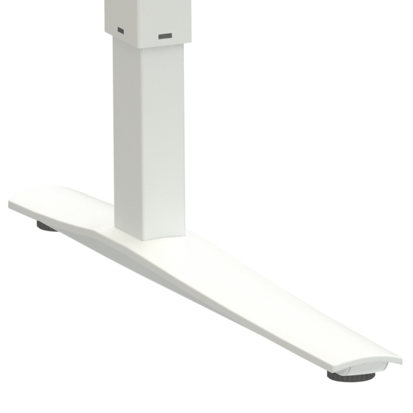 Electric Adjustable Desk | 180x80 cm | White with white frame